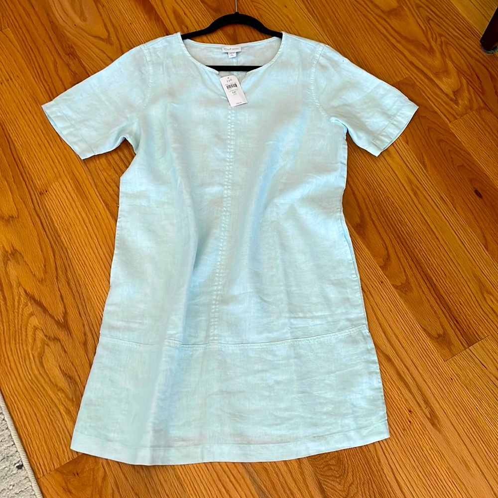 NWT Purejill Linen dress with pockets Size MP
